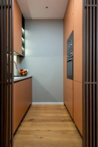 Mobila bucatarie laminat, Orange One