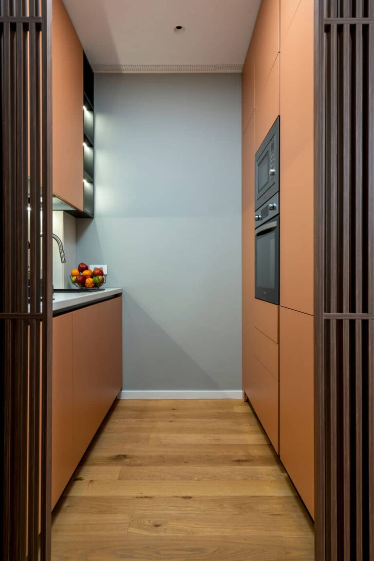 Mobila bucatarie laminat, Orange One